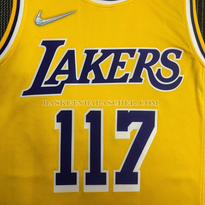Maillot Los Angeles Lakers x X-box Master Chief NO 117 Jaune